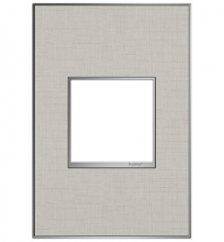 Legrand AWM1G2TL4 - adorne® True Linen One-Gang Screwless Wall Plate