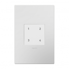 Legrand WNACB40W1 - Adorne® Wireless Smart Scene Switch with Netatmo, White