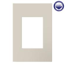 Legrand AWP1G3OM - Adorne® Oatmeal One-Gang Screwless Wall Plate with Microban®