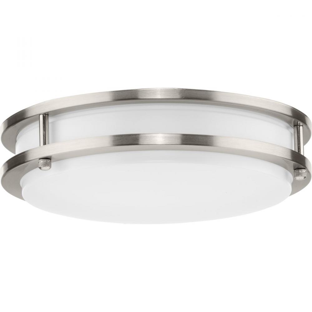 Abide Collection 5-CCT Integrated LED Brushed Nickel Contemporary 10.24" Small Flush Mount Light