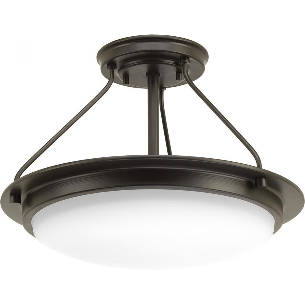 Apogee Collection 15" LED Semi-Flush/Convertible