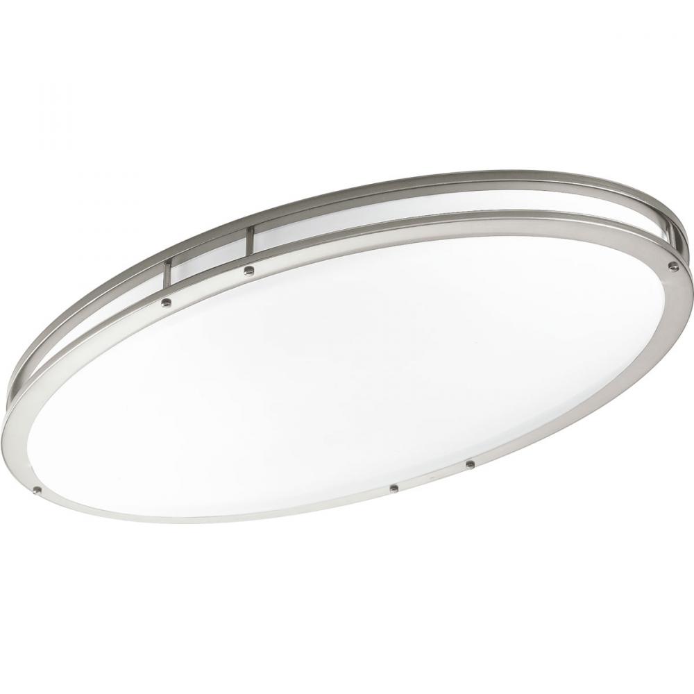 One-Light 18" LED Oval Flush Mount