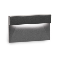 WAC US WL-LED140F-C-BK - LED Horizontal Ledge Step and Wall Light