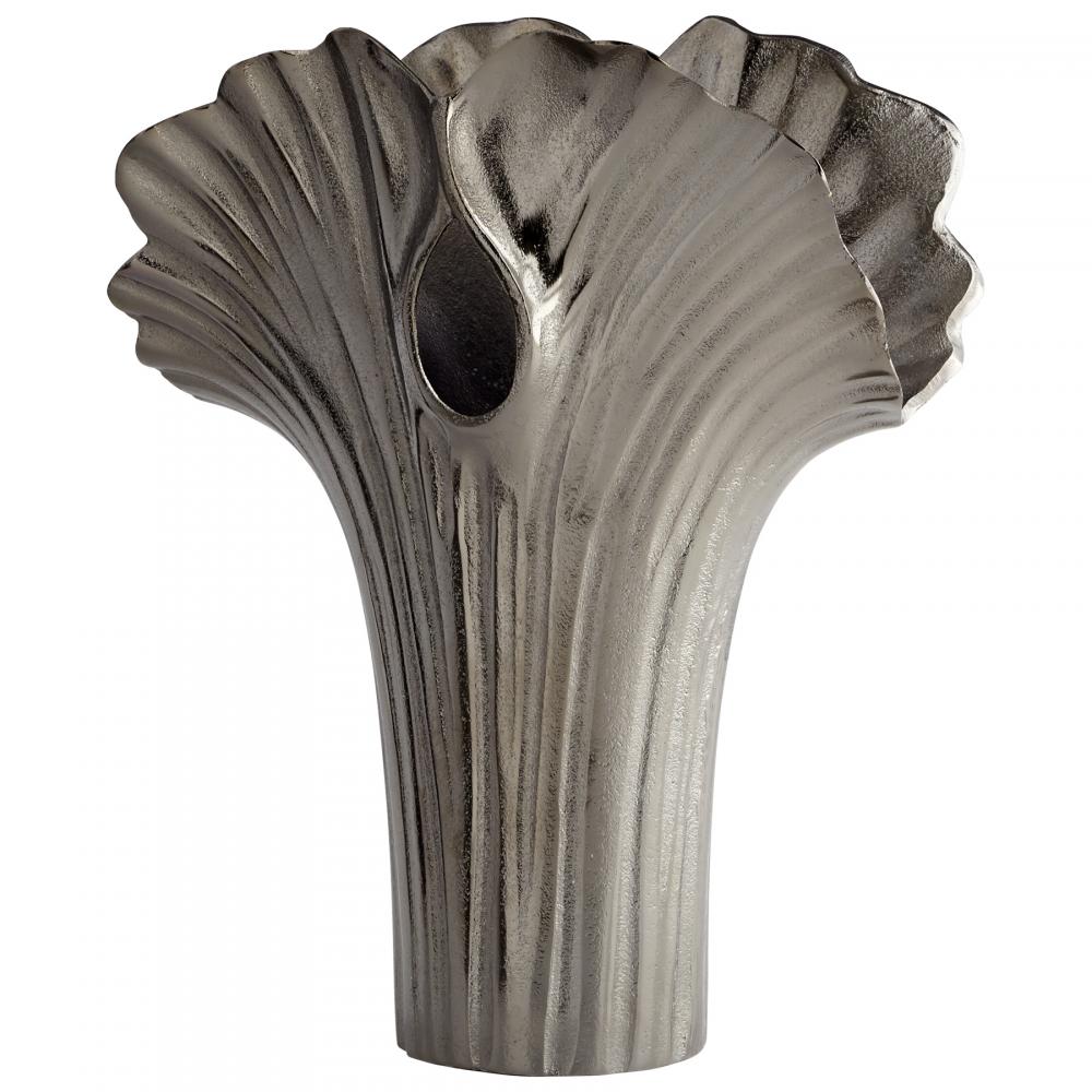 Large Alloy Palm Vase