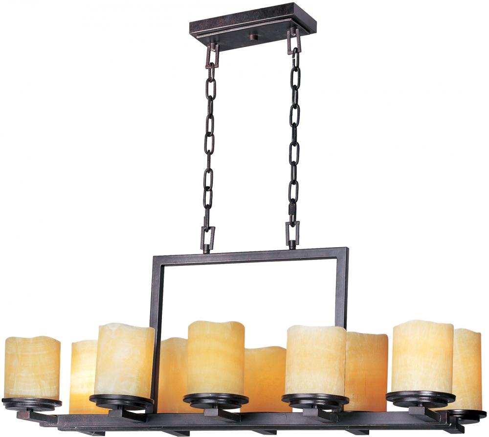 Luminous-Single-Tier Chandelier