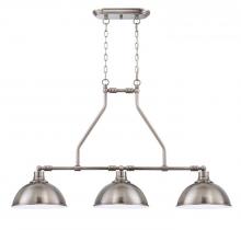 Craftmade 35973-AN - Timarron 3 Light Island in Antique Nickel