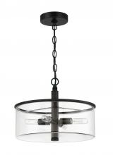 Craftmade 55654-FB - Hailie 4 Light Convertible Semi Flush in Flat Black