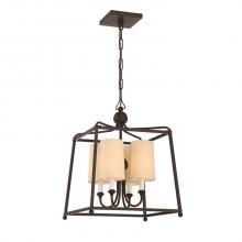 Crystorama 2245-DB - Libby Langdon for Crystorama Sylvan 4 Light Dark Bronze Chandelier