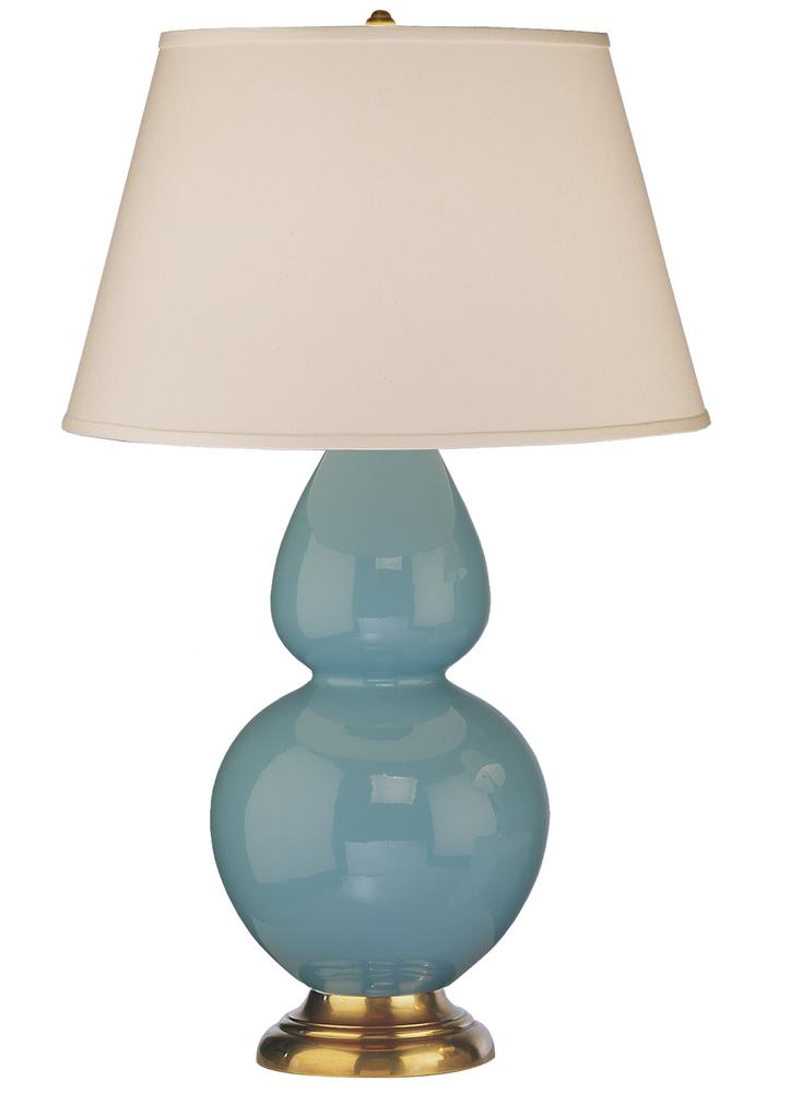 Egg Blue Double Gourd Table Lamp