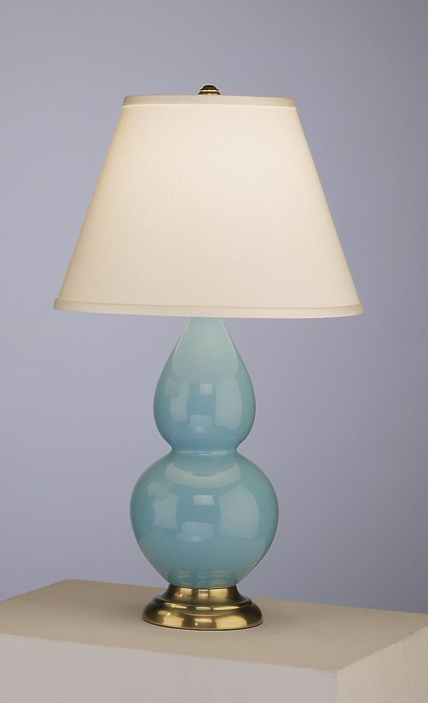 Egg Blue Small Double Gourd Accent Lamp