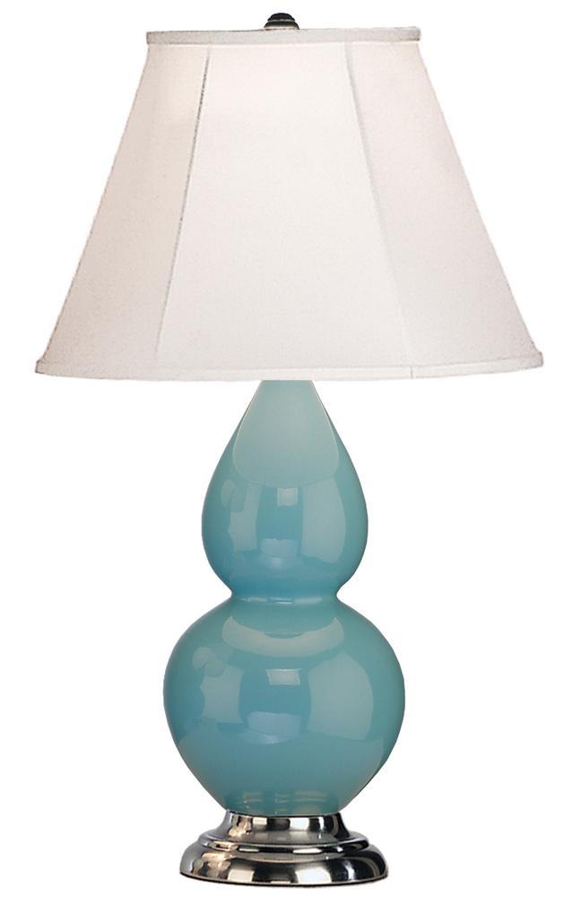 Egg Blue Small Double Gourd Accent Lamp