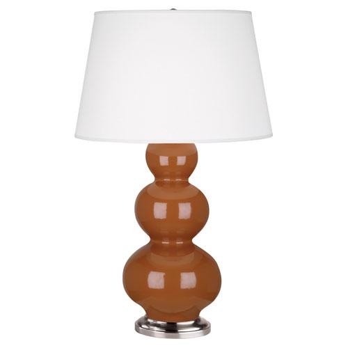 Cinnamon Triple Gourd Table Lamp