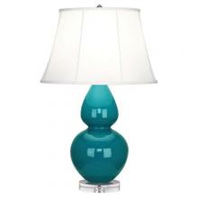 Robert Abbey A753 - Peacock Double Gourd Table Lamp