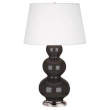 Robert Abbey CF42X - Coffee Triple Gourd Table Lamp