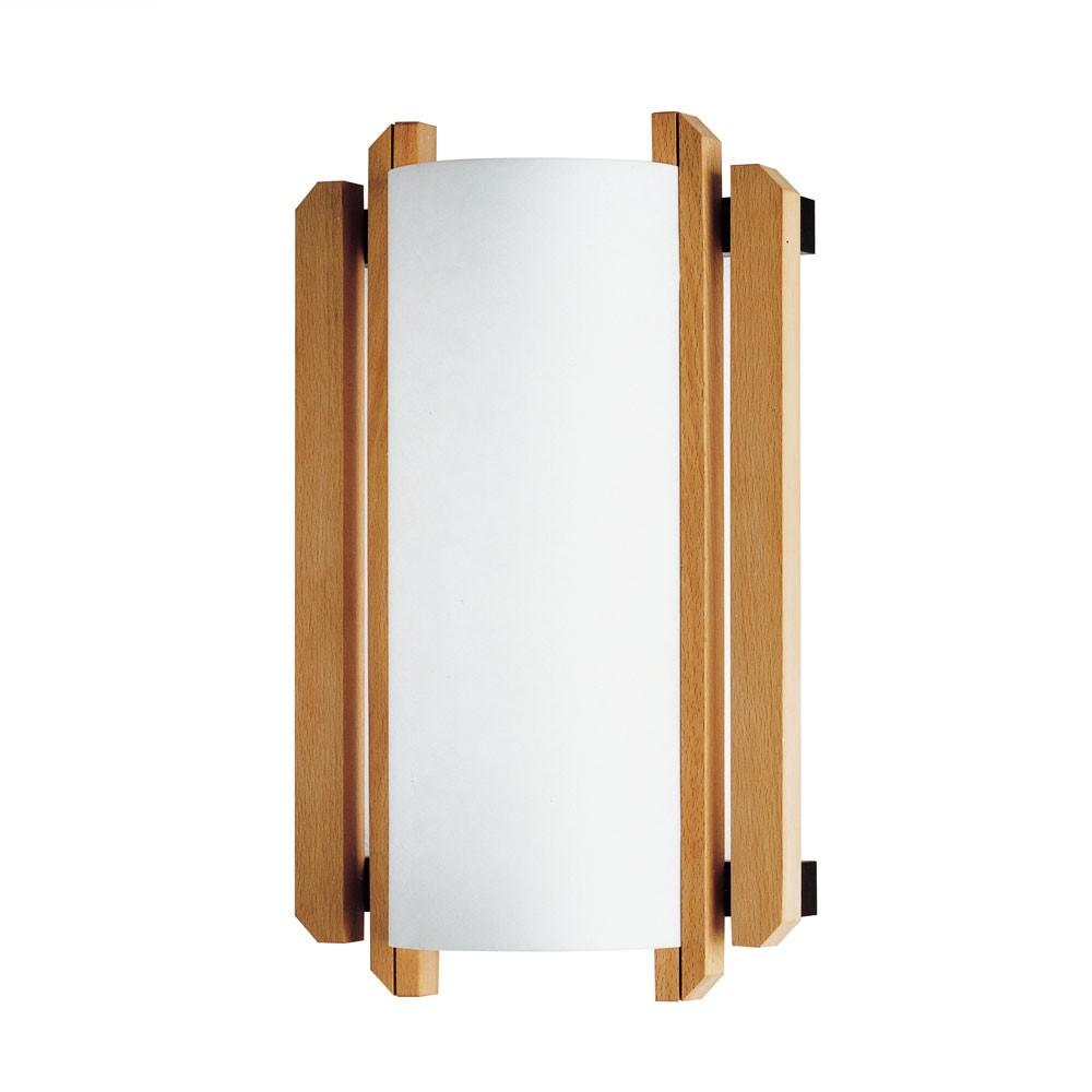 Trommel Beech Wood LED Wall Sconce (ADA)