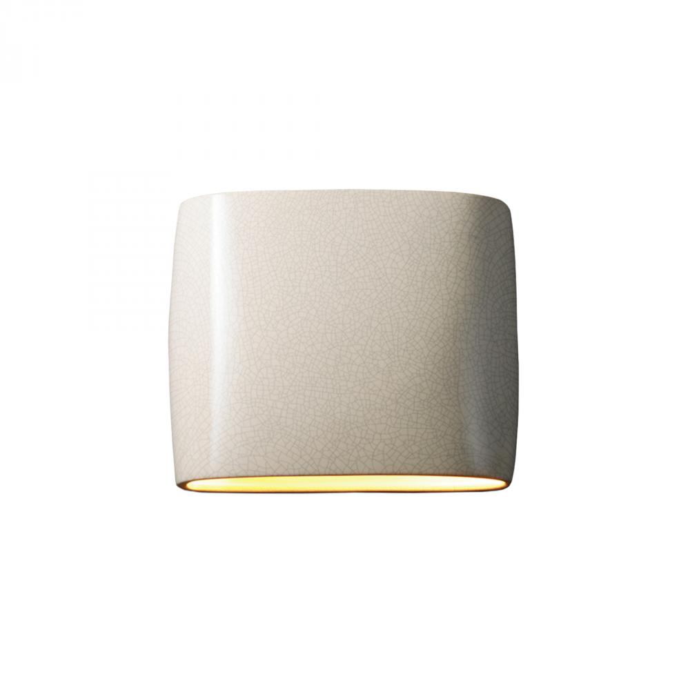 Wide ADA Oval LED Wall Sconce (Outdoor) - Closed Top