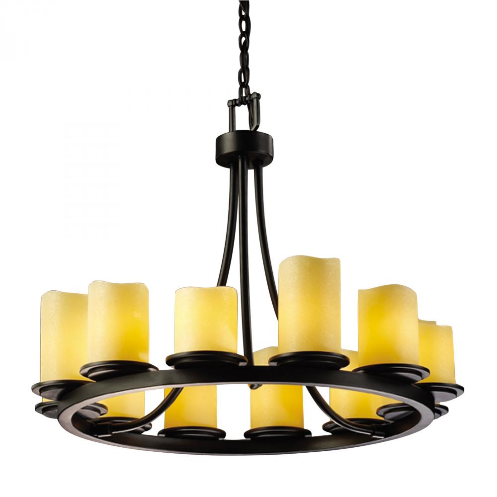 Dakota 12-Light Ring LED Chandelier (Short)