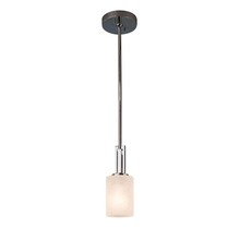 Justice Design Group FSN-8445-10-FRCR-CROM - Era 1-Light Mini-Pendant