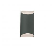 Justice Design Group CER-5750-PWGN-LED1-1000 - Small ADA LED Tapered Cylinder Wall Sconce