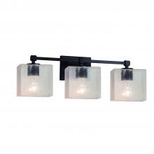 Justice Design Group FSN-8423-55-SEED-MBLK-LED3-2100 - Tetra 3-Light LED Bath Bar