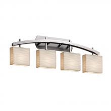 Justice Design Group PNA-8594-55-WAVE-NCKL - Archway 4-Light Bath Bar