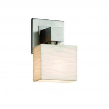 Justice Design Group PNA-8707-55-WAVE-NCKL-LED1-700 - Aero ADA 1-Light LED Wall Sconce (No Arms)