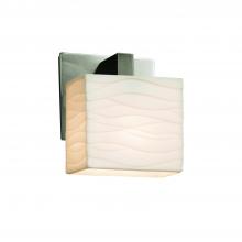 Justice Design Group PNA-8931-55-WAVE-NCKL-LED1-700 - Modular 1-Light LED Wall Sconce (ADA)