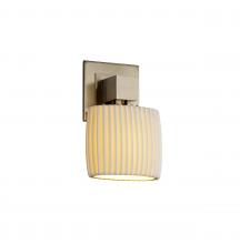 Justice Design Group POR-8707-30-PLET-NCKL-LED1-700 - Aero ADA 1-Light LED Wall Sconce (No Arms)