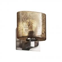 Justice Design Group FSN-8931-30-WEVE-DBRZ - Modular 1-Light Wall Sconce (ADA)