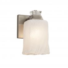 Justice Design Group GLA-8471-16-WTFR-NCKL-LED1-700 - Ardent 1-Light LED Wall Sconce