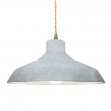 Justice Design Group CER-6265-CONC-ABRS-BEIG-TWST-LED1-700 - Large Loft LED Pendant