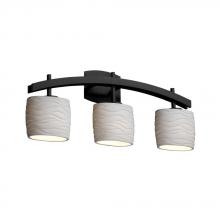 Justice Design Group POR-8593-30-WAVE-CROM - Archway 3-Light Bath Bar