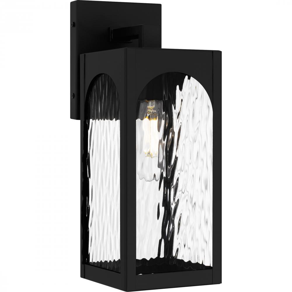 Dallington 1-Light Matte Black Outdoor Wall Lantern