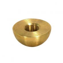 Satco Products Inc. 90/2098 - Brass Half Ball; Unfinished; 1/8 Tap; 1" Diameter