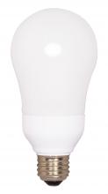 Satco Products Inc. S7292 - 15 Watt; A19 Compact Fluorescent; 4100K; 82 CRI; Medium base; 120 Volt