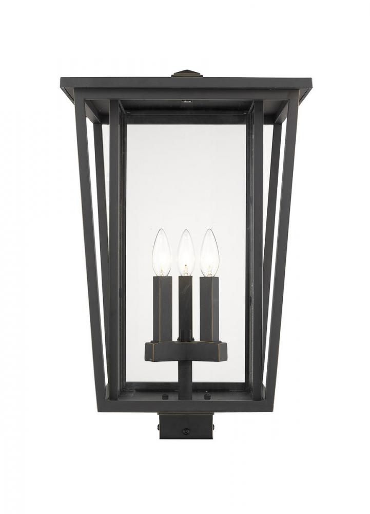 3 Light Outdoor Post Mount Fixture