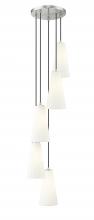 Z-Lite 3043P7-5R-BN - 5 Light Chandelier