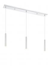 Z-Lite 917MP12-CH-LED-3LCH - 3 Light Linear Chandelier