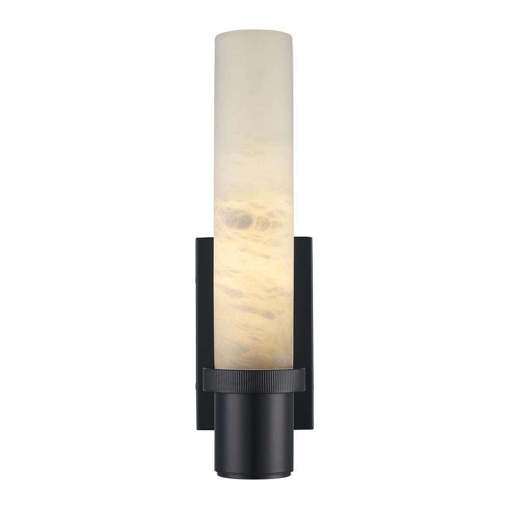 Juneau 1 - Light Spanish Alabaster Wall Sconce