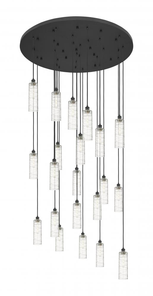 Crown Point - 21 Light - 48 inch - Matte Black - Multi Pendant