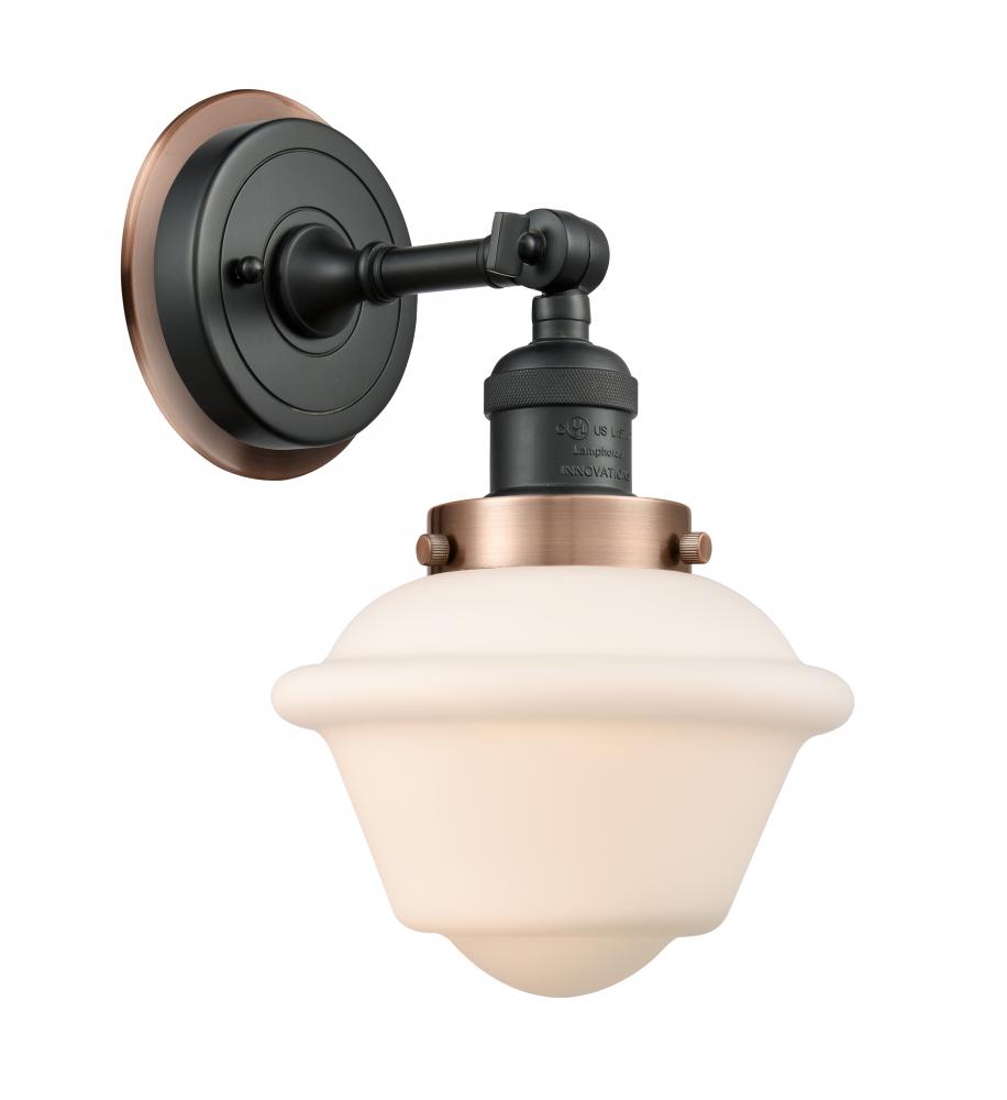 Oxford - 1 Light - 8 inch - Matte Black - Sconce