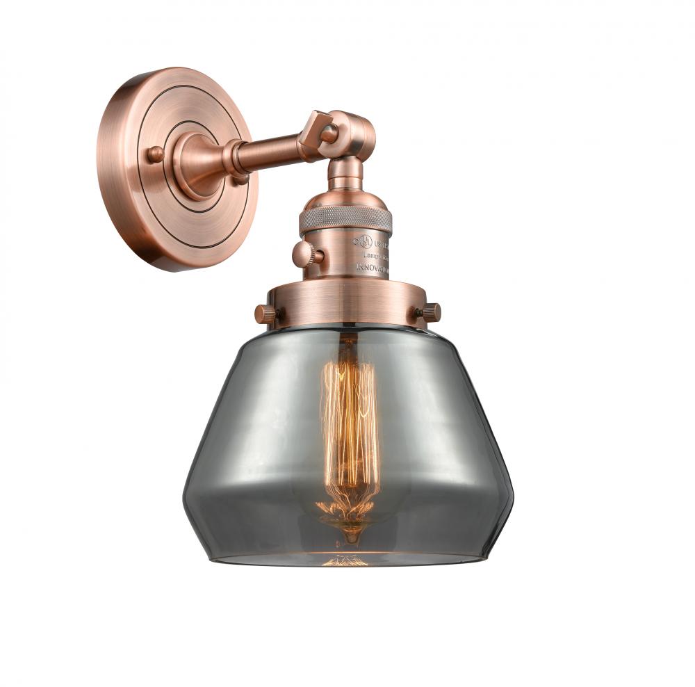 Fulton - 1 Light - 7 inch - Antique Copper - Sconce