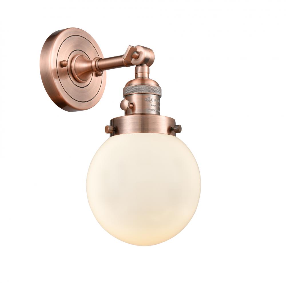 Beacon - 1 Light - 6 inch - Antique Copper - Sconce