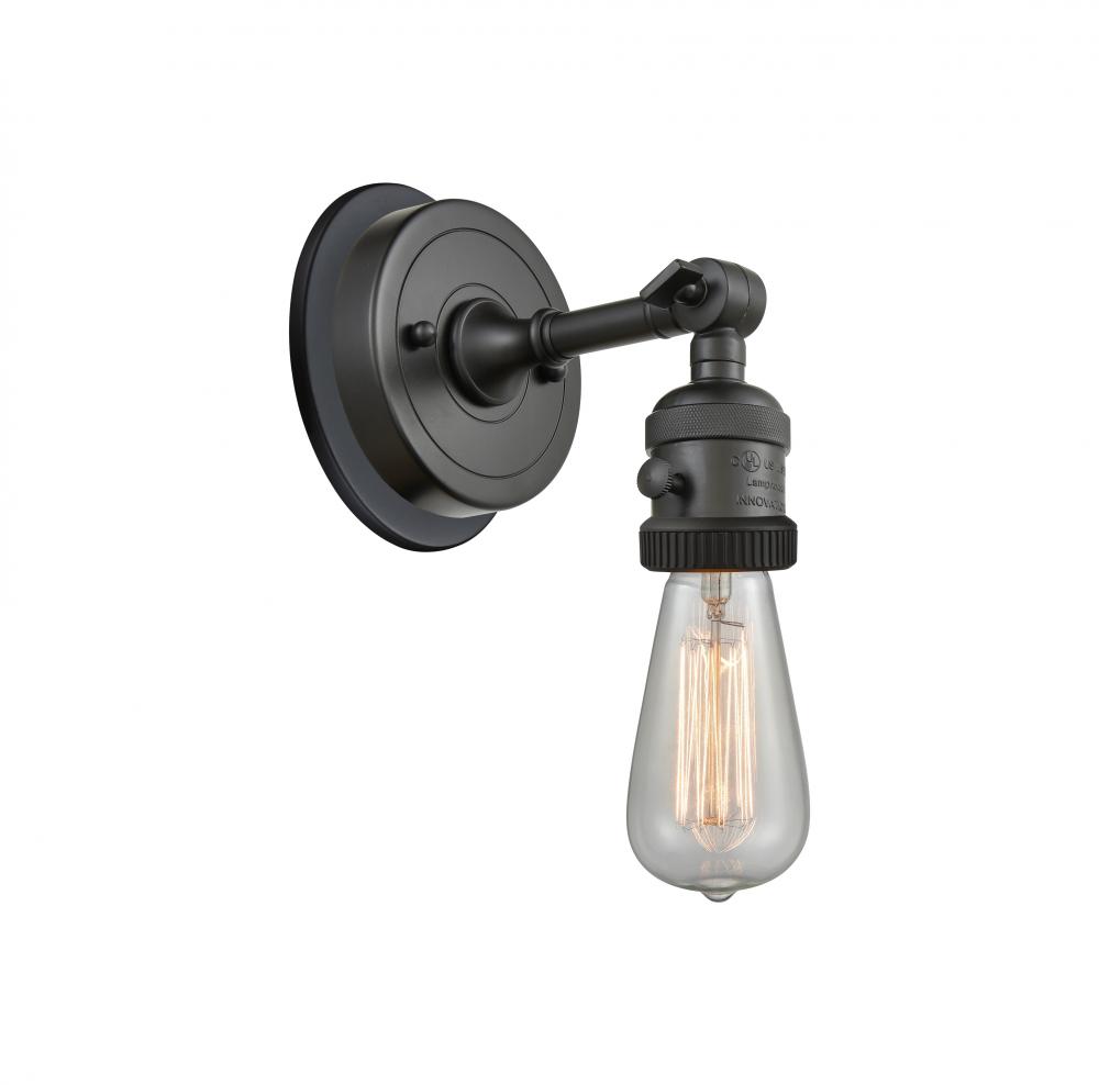 Bare Bulb Sconce With Switch