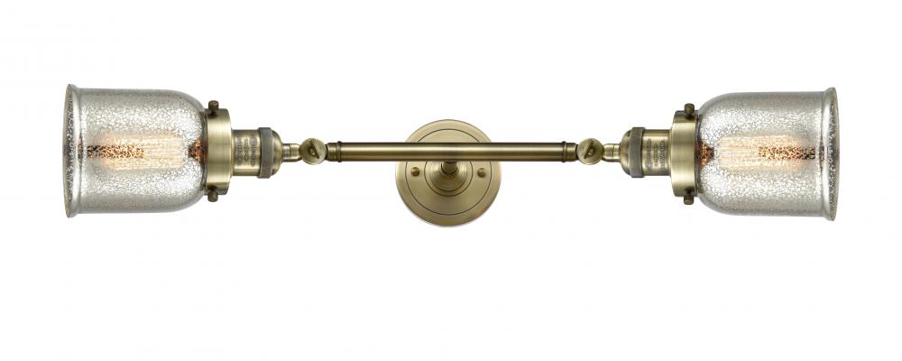 Bell - 2 Light - 5 inch - Antique Brass - Bath Vanity Light