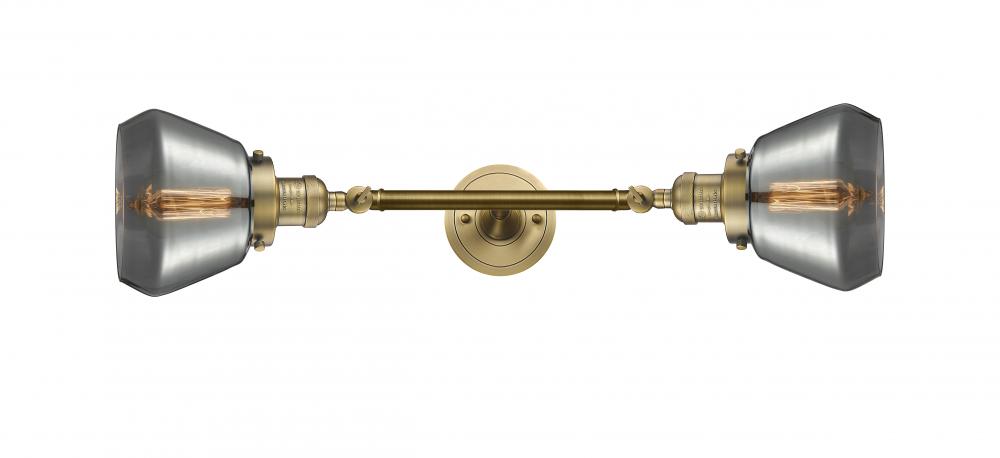 Fulton - 2 Light - 7 inch - Brushed Brass - Bath Vanity Light