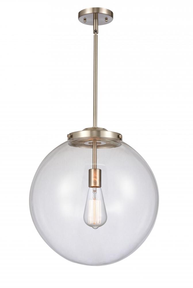 Beacon - 1 Light - 16 inch - Brushed Satin Nickel - Cord hung - Pendant