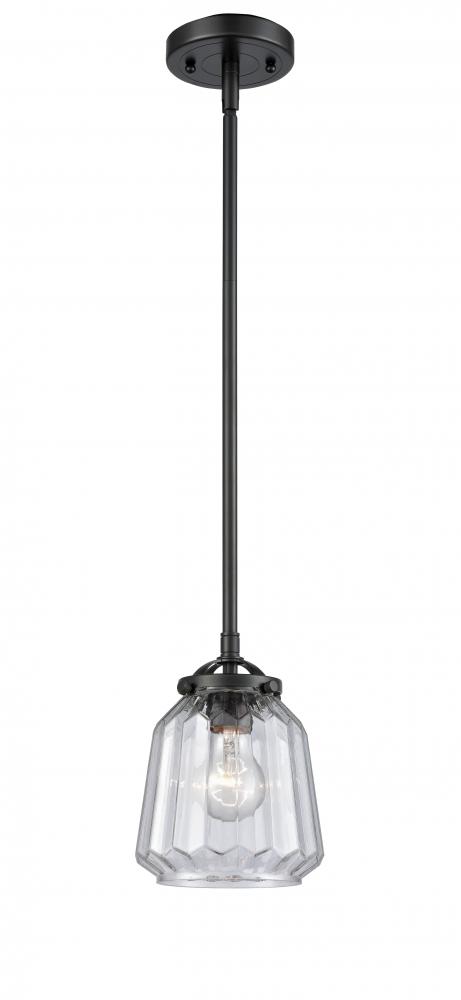 Chatham - 1 Light - 7 inch - Oil Rubbed Bronze - Cord hung - Mini Pendant