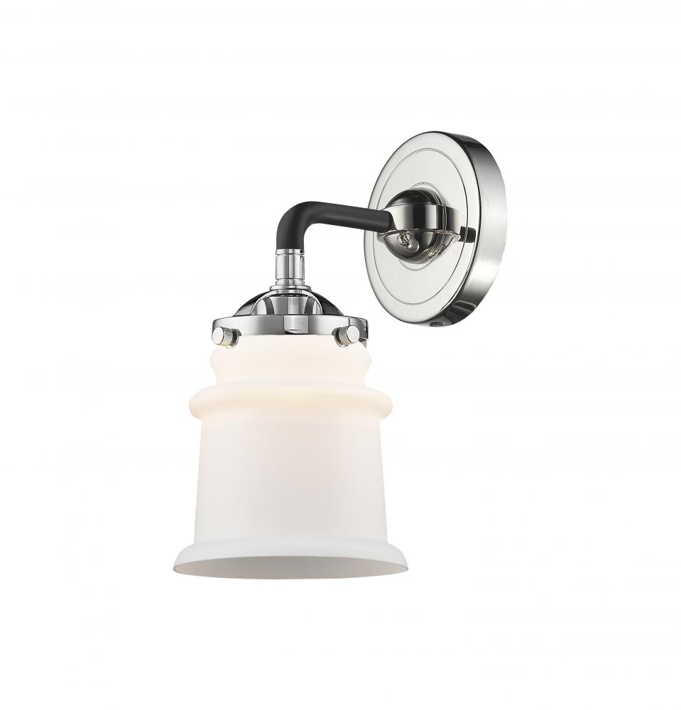 Canton - 1 Light - 5 inch - Black Polished Nickel - Sconce