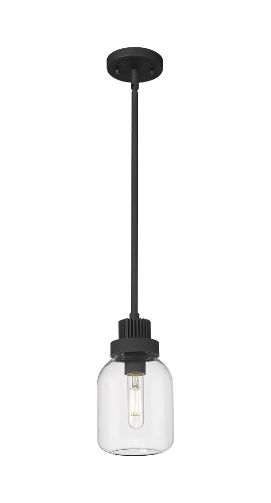 Somers - 1 Light - 6 inch - Textured Black - Pendant